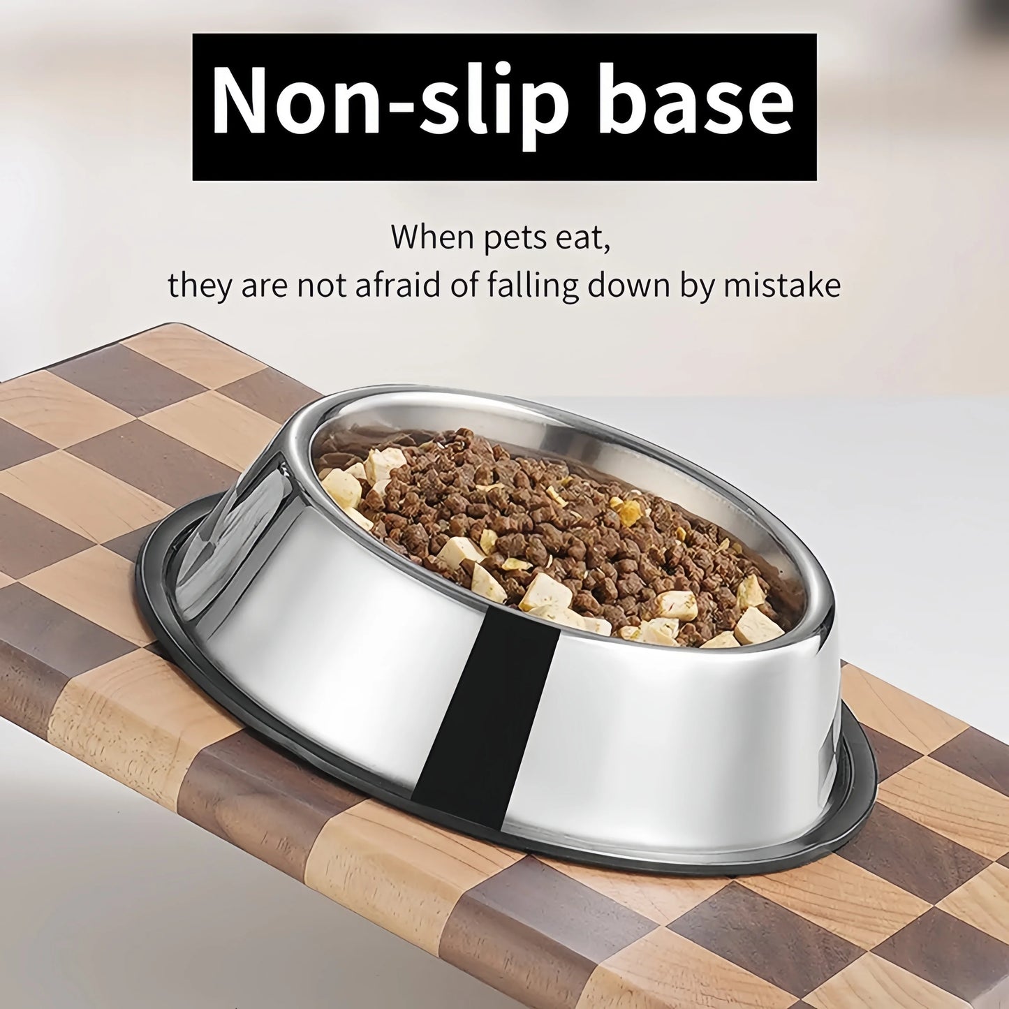 Gamelle en Acier Inoxydable pour chiens et chats