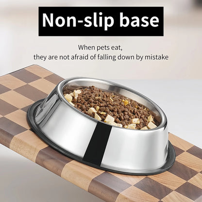Gamelle en Acier Inoxydable pour chiens et chats