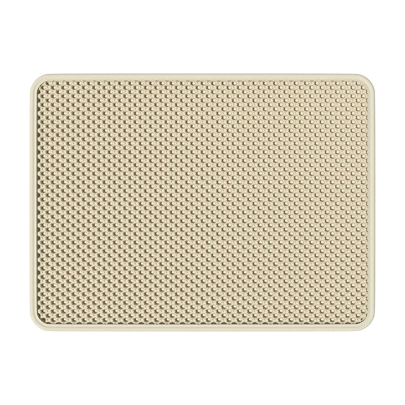 Tapis de Litière pour Chat Double Couche Anti-urine