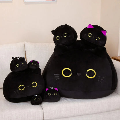Oreiller Chat en Peluche Kawaii petit et grand
