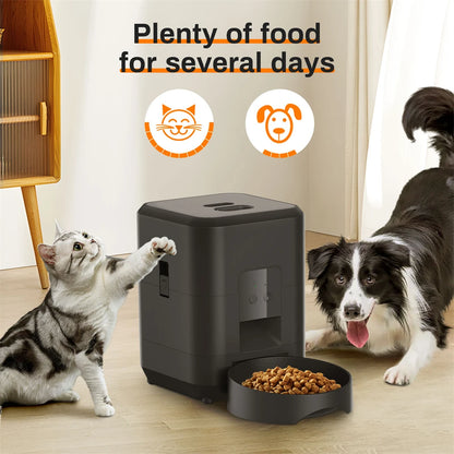 Distributeur automatique Wi-Fi intelligent de nourriture pour chats et chiens