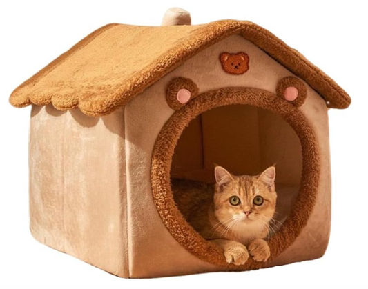 Maison pour chats et chiots pliable