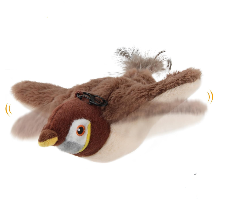 Oiseau interactif rechargeable pour chat
