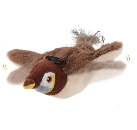 Oiseau interactif rechargeable pour chat