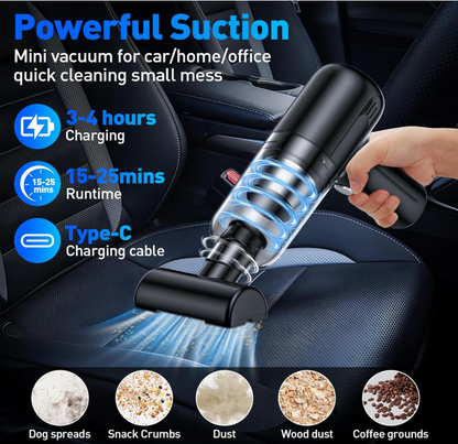 Mini Aspirateur Portable pour Poils et Croquettes de Chien et de Chat