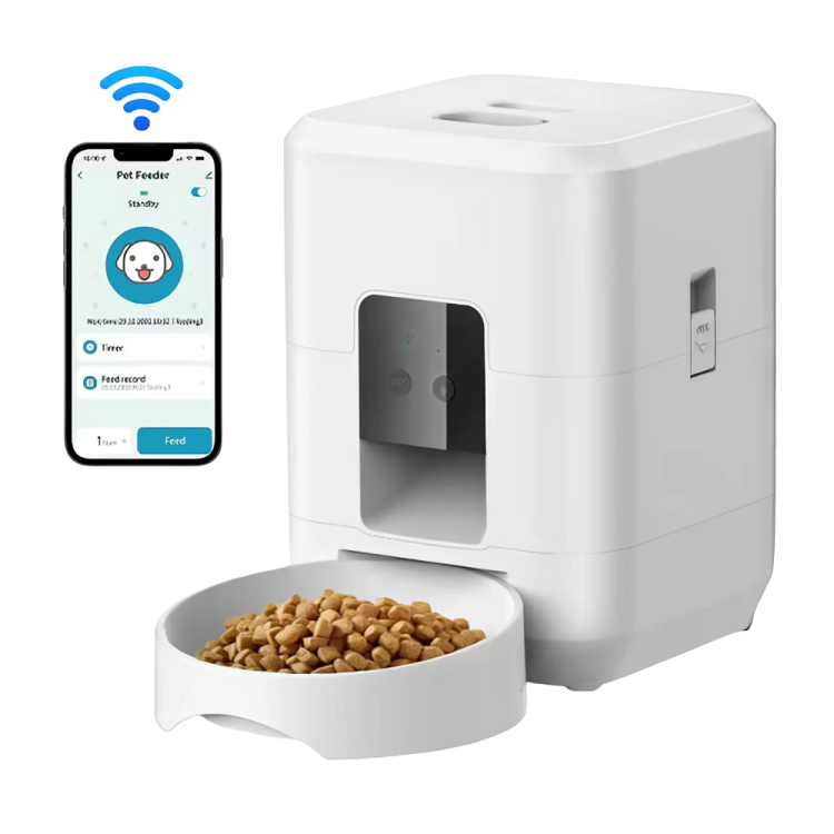 Distributeur automatique Wi-Fi intelligent de nourriture pour chats et chiens