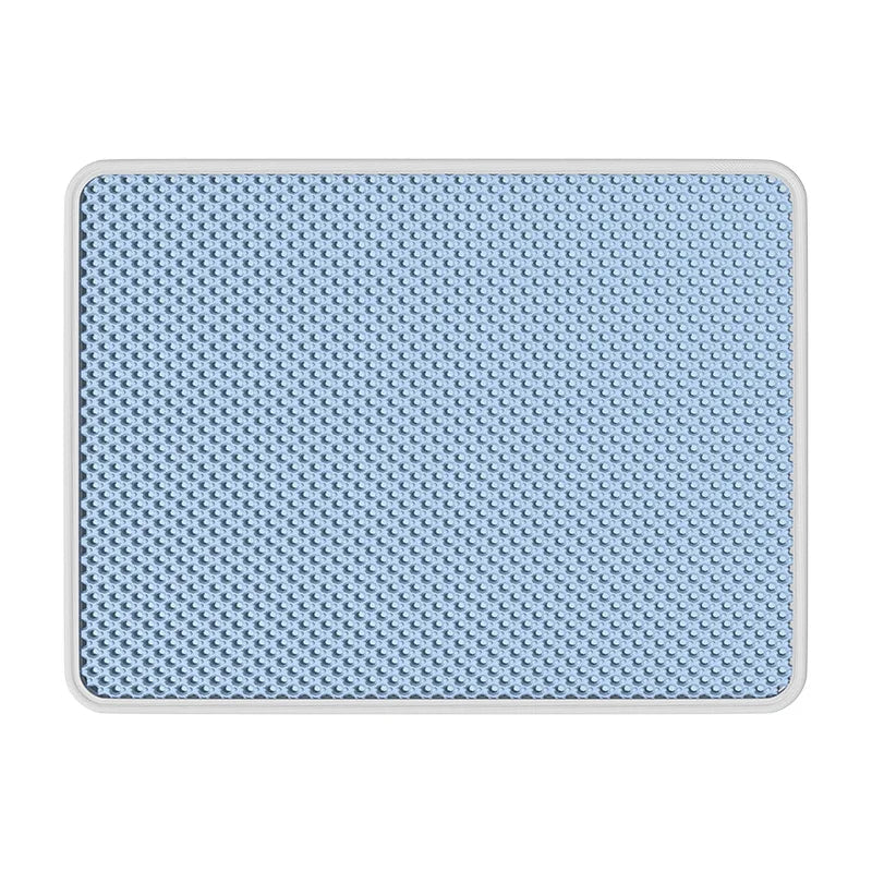 Tapis de Litière pour Chat Double Couche Anti-urine