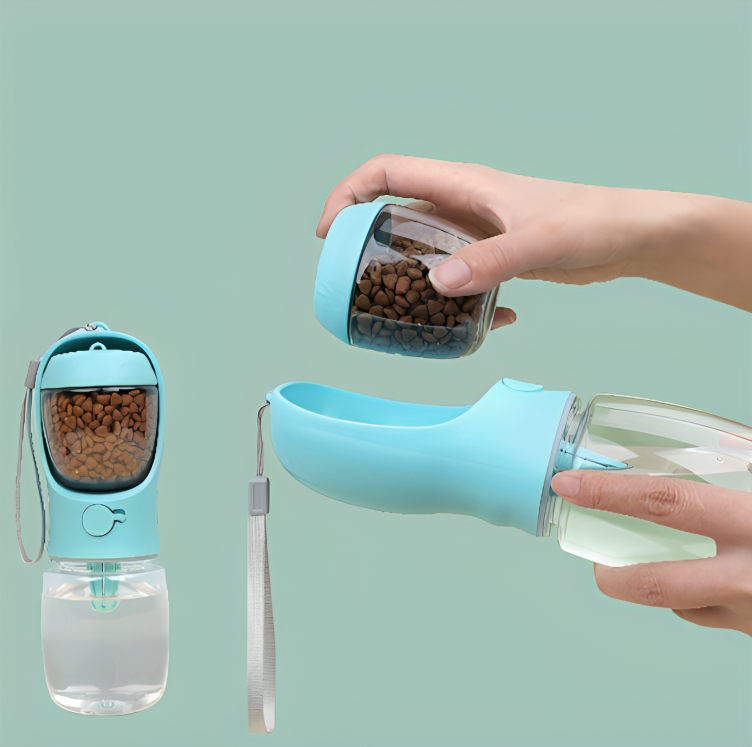 Gamelle transportable pour chien et chat